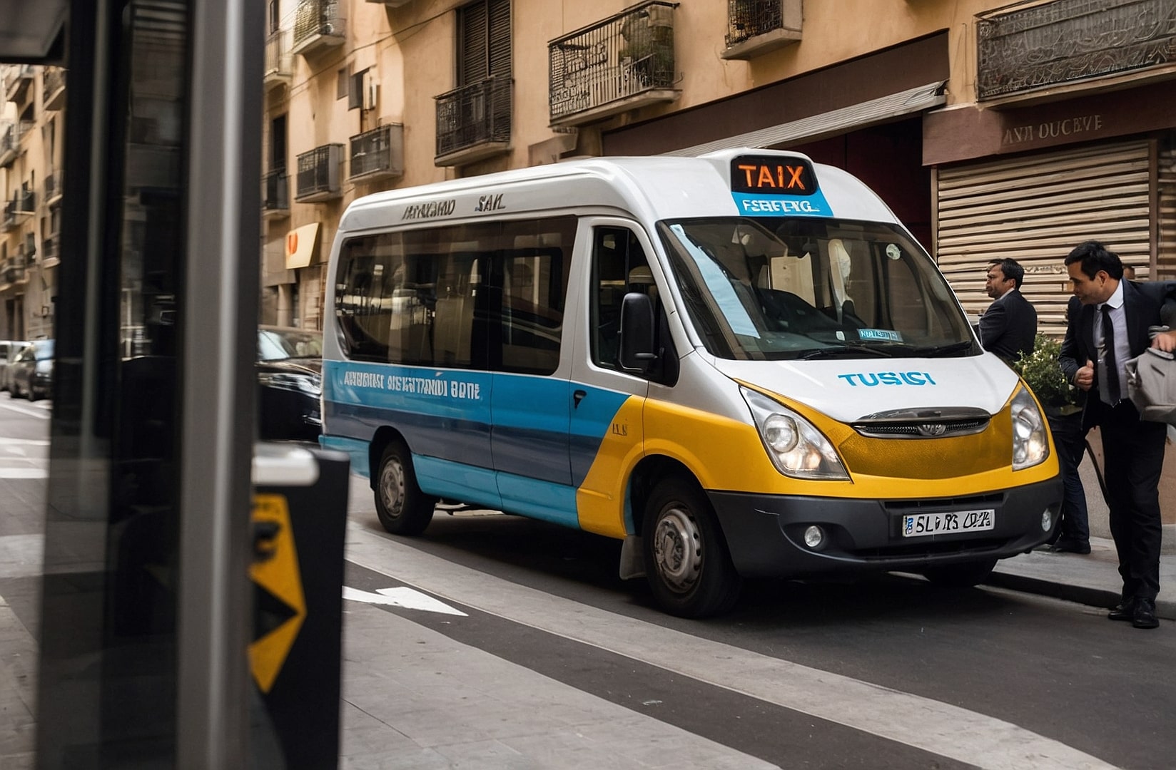 Taxi Barcelona nocturno
